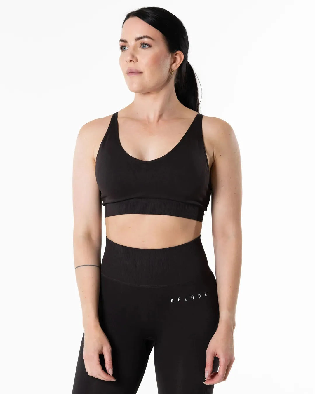 Slipstream Seamless Top - Deep Brown